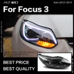 Car Styling for Ford Focus Headlights 2012-2014 Focus 3 LED Headlight DRL Hid Head Lamp Angel Eye Bi Xenon Beam Accessories - Image 5