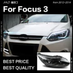Car Styling for Ford Focus Headlights 2012-2014 Focus 3 LED Headlight DRL Hid Head Lamp Angel Eye Bi Xenon Beam Accessories