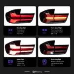 Car Lights for BMW X5 LED Tail Light 2007-2013 E70 LED Tail Lamp G05 Design DRL Signal Brake Reverse automotive Accessories - Image 3