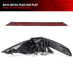 LED Tail Lights For Toyota Sienna 2020-2026 Sequential Turn Signal Dynamic Animation Black Rear Lamps Assembly With Middle Lamp - Image 5