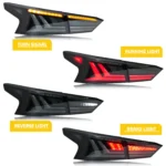 LED Tail Lights for Nissan Altima 2019-2025 Smoked Rear Lamps SR Sequential Signal Start-up Animation Assembly - Image 3
