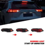 LED Tail Lights for Toyota RAV4 2019-2023 Start-up Animation Sequential Indicator Rear Lamps Assembly - Image 4
