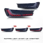 LED GTS Tail Lights for BMW 3-Series G20 G80 M3 Saloon 2019-2024 Start-up Animation Sequential Turn Signal Rear Lamps Assembly - Image 4