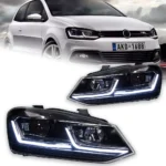 Car Lights for VW Polo LED Headlight Projector Lens 2011-2017 Vento Head Lamp DRL Hid Head Lamp Bi Xenon Beam Accessories