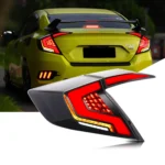 LED Tail Lights For Honda Civic Sedan 10Th Gen 2016-2021 DRL Start Up Animation Rear Lamp Assembly (Not for hatchback & Coupe) - Image 5