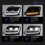 Car Styling Head Lamp for VW Amarok Headlights 2010-2020 LED Headlight Projector Lens DRL Signal Animation Auto Accessories - Image 3