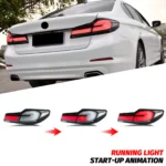 LED Tail Lights for BMW G30 F90 M5 5-Series 520 530 2017-2020 Sequential Turn Signal Blue Start-up Animation Rear Lamps Assembly - Image 4
