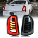 LED Tail Lights For Chrysler 300 300C 2011-2014 Rear Lamps Start-up Animation Sequential Turn Signal Accessory Assembly