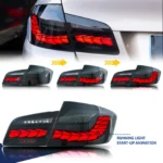 LED GTS Tail Lights for BMW 5-Series 2011-2016 F10 M5 Dynamic Animation Sequential Turn Signal Rear Lamps Assembly - Image 3