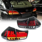 LED Tail Lights for Lexus RX350 RX330 2004-2009 2nd Gen Clear Rear Lamps Sequential Signal Start-up Animation Assembly