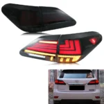 LED Tail Lights for Lexus RX350 RX450h RX 2010-2015 Black Rear Lamps Sequential Turn Signal Start-up Animation Assembly