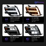 Car Styling for Pajero V93 Headlights 2006-2020 V97 LED Headlight Montero V87 V95 Dynamic Signal Animation DRL Accessories - Image 3