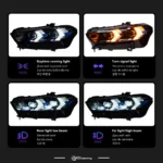 Headlight For Upgrade Modified Headlight For BMW X5 G05 2019-2022 Dynamic Signal Head Lamp Auto Accessories - Image 4