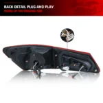 LED Red Tail Lights for Lexus IS250 IS350 ISF 2006-2013 Start-up Animation Sequential Turn Signal Rear Lamps Assembly - Image 5