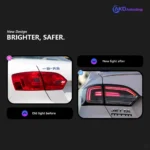 Car Styling Tail Lamp for Jetta Tail Lights 2011-2014 Jetta Mk6 LED Tail Light DRL Turn Signal Brake Reverse auto Accessories - Image 4
