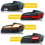 LED GTS Tail Lights for BMW 5-Series 2011-2016 F10 M5 Dynamic Animation Sequential Turn Signal Rear Lamps Assembly - Image 2