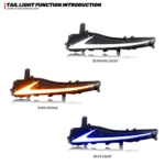 LED Daytime Running Light Kit for Lexus IS250 IS200t IS350 ISF IS300 2014-2016 Sequential Turn Signal DRL (Not Fit 17-20 IS) - Image 2