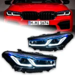 Car Lights for BMW G30 LED Headlight Projector Lens 2017-2021 5 Series 530i 525i Head Lamp Front DRL Signal Auto Accessories