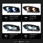 Car Styling Head Lamp for BMW F10 Headlights 2010-2017 520i 525i 530i F18 LED Headlight DRL Projector Lens Auto Accessories - Image 3
