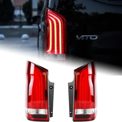 Car Styling for Benz Vito Tail Lights 2014-2020 W447 LED Tail Lamp DRL Turn Dynamic Signal Brake Reverse Auto Accessories