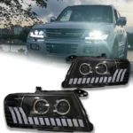 Car Lights for Mitsubishi Pajero V73 LED Headlight Projector Lens 2004-2014 Montero V75 V77 Dynamic Signal DRL Accessories - Image 2