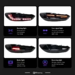 Car Accessories Rear Lamp for Mazda 6 LED Tail Light 2012-2020 Mazda6 Atenza Taillights LED DRL Signal Brake Reverse Auto - Image 3