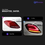 Car Styling Lights for Benz W205 LED Tail Lihgt 2014-2019 C180 C200 C260 C300 Tail Lamp DRL Dynamic Signal Auto Accessories - Image 3