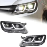 Car Styling Head Lamp for Tiguan Headlights 2007-2012 Tiguan LED Headlight upgrade New Tiguan X led Projector Lens DRL Signal - Image 3
