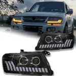Car Lights for Mitsubishi Pajero V73 LED Headlight Projector Lens 2004-2014 Montero V75 V77 Dynamic Signal DRL Accessories