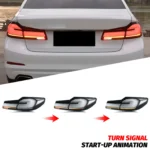 LED Tail Lights for BMW G30 F90 M5 5-Series 520 530 2017-2020 Sequential Turn Signal Blue Start-up Animation Rear Lamps Assembly - Image 3