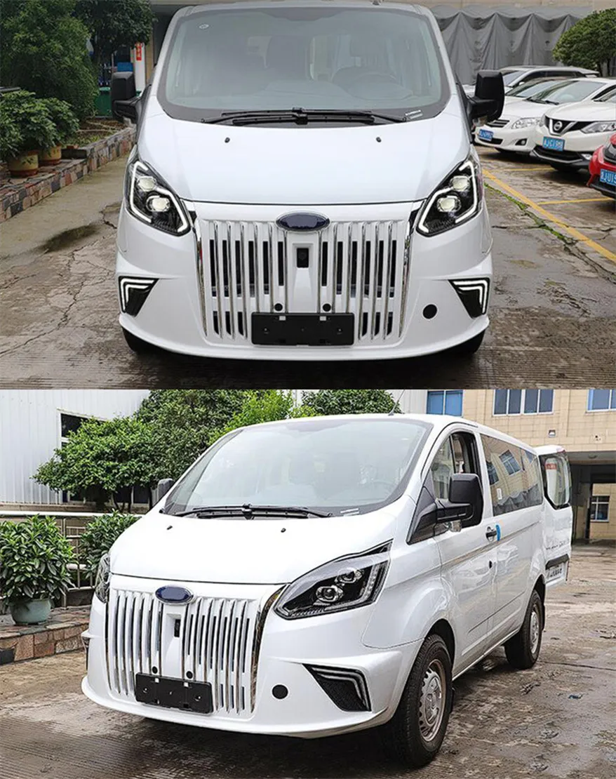 Lights For Ford Transit 20 16-2022 LED Headlights DRL Daytime Lights Turn Signal Headlamp Replacement Fog Light