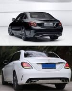 2 PCS Auto Tail Light Parts for Mercedes Benz C Class W205 C180 C200 C260 20 15-20 21 Taillights Rear Lamp LED DRL Signal Brake Reversing Parking FACELIFT - Image 4