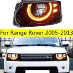 Car Headlights for Range Rover 20 05-20 13 LED Turn Signal Lights High Beam Angel Eye Head Lamp Replacement