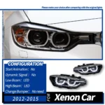 Headlight Assembly BMW F30 Headlights 20 12-20 19 F35 LED Headlight 320i 318i 325i Angel Eye DRL Signal Auto Headlights - Image 7