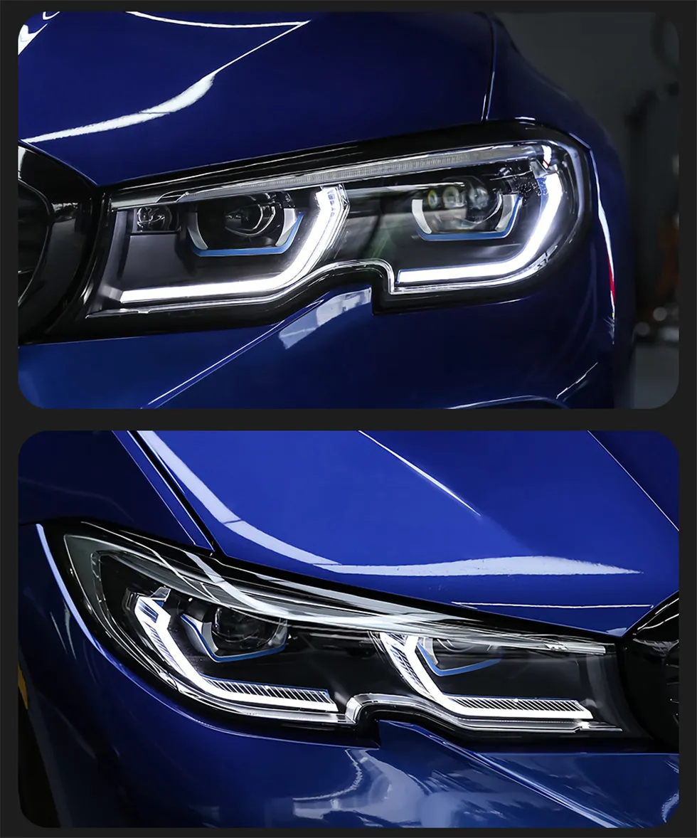 For BMW G20 Headlights 20 19-20 21 latest Laser Style M3 LCI LED Daytime Lights Dual Projector Car Headlight