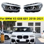 Car Head Lights for BMW X3 20 18-20 21 G08 G01 LED Auto Headlight Assembly Upgrade Bicofal Lens Signal Lamp