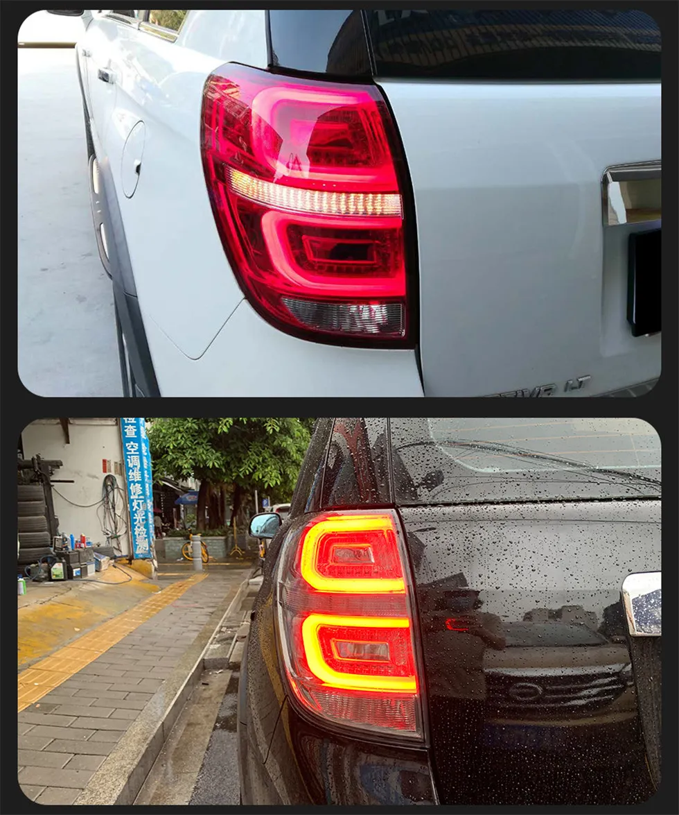 LED Turn Signal Taillights For Captiva 20 08-20 17 Tail Light LED DRL US Style Day Running Brake Reversing Driving Lights
