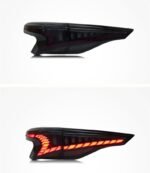 Car Styling Through Taillight For Toyota SIENNA 20 22 LED Brake Reversing Highlight Dragon Scale LED Streamer Turn Signal - Image 3