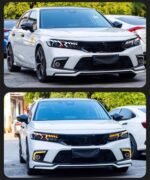 Auto Parts For Honda CIVIC 11th Headlights 20 22-2024 E-Tron Styling LED Daytime Lights Dual Projector DRL Car Accesorios Modified - Image 3