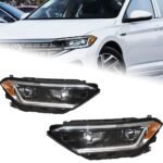 Car Front Lamp for VW Jetta Sagitar 20 19-2023 Jetta mk7 LED Auto Headlight Assembly Upgrade Dynamic Turning Signal Lamp - Image 2