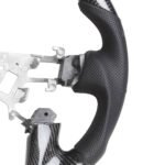 Real Carbon Fiber LED Steering Wheel for Nissan Patrol LED Performance Racing Wheel - Image 3