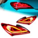 LED Car Rear Lamp Assembly for Hyundai Rohens Coupe 2009-2012 Brake Reverse Taillight LED DRL Signal Lights