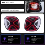 Car Tail Lights for Mercedes Benz Smart LED Taillight 20 14-20 20 Smart W453 W451 Rear Fog Brake Turn Signal Light - Image 7