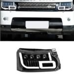 Car Headlights for Range Rover Sport / Executive LED Headlight 2010-2013 DRL Turn Signal High Beam Angel Eye Lens