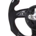 Auto Parts Round LED Steering Wheel for AUDI TT TTRS R8 RS RS4 RS5 RS6 RS7 S4 S5 S6 S7 S8 Carbon Fiber - Image 4