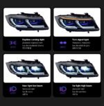 LED Headlight For BMW E90 Headlights 2005-2012 320i 318i 323i 3 Series Hid Bi Xenon Beam Running Lights - Image 3