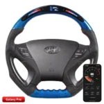 Customized Car Racing Sport Steering Wheels Fit for Hyundai Sonata Carbon Fiber Leather - Image 9
