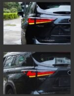 LED Rear Taillight For Highlander Kluger Taillights 20 22 Lexus Type Tail Light Signal Brake Stop Light Reverse Auto - Image 4