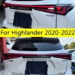 Car Tail Lights for Toyota Highlander 20 20-2022 Rear Fog Lights Brake Full LED Turn Signal Taillights Upgrade
