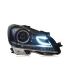 Car Accessory headlights For Benz W204 Head Lamp 20 11-20 16 Fog Lights Day Running Light DRL H7 LED Bi Xenon Bulb C200 C260 Headlight - Image 2